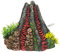 Nobby Vulcano con piante acquario decorativo, 14 x 13 x 12.5 cm
