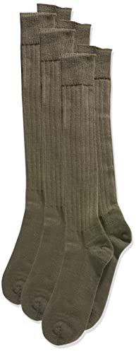 JD Bundeswehrstrümpfe mit Plüschsohle – Herren Damen Strümpfe aus Merino-Schurwolle – 3er Pack