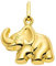 Elefant Anhänger, Kettenanhänger aus 333 Gold 8 Karat