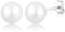 Elli Ohrringe Damen Elegant mit Muschelkernperlen 925 Sterling Silber