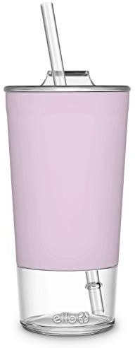 Ello mareas cristal con pajita, 20oz, Chicle