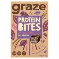 Graze Protein Bites Cocoa Vanilla Oat Squares 120g (4x30g) Pack of 4