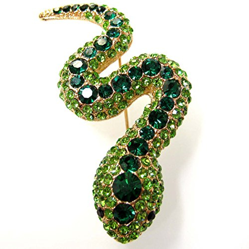 Navachi Femme Métal de base plaqué or 18 ct Ronde Vert Cristal