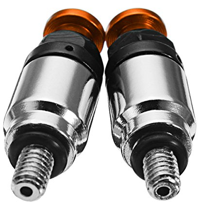 Alamor M4x 0.7 mm Motorrad Schrauben Gabel Luft Entlüftungsventil Supermoto Motard Racing - Orange