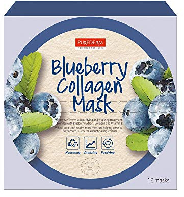 Purederm - Blueberry Collagen Maske