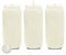 Hyoola Velas de Oración Blancas, 7 Días, Pack de 3 - Velas Religiosas de 15 cm - Velas Votivas para Uso Religioso, Memorial, Festivo, Velatorio o Emergencia - Velas con Vaso y Cera Vegetal