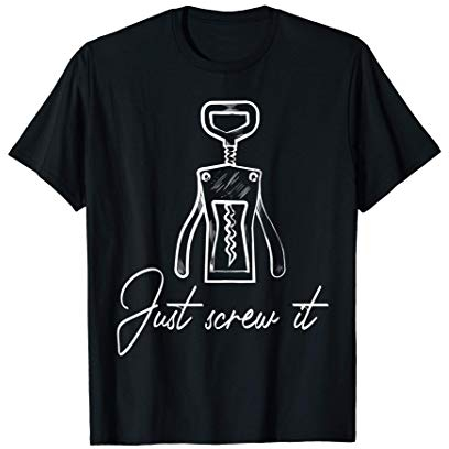 Tire-bouchon ouvre-bouteille de vin T-Shirt