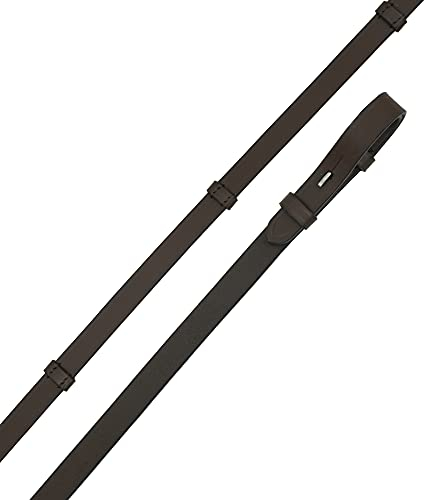 SIE Lederzügel mit Stoppern (braun, cob)