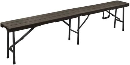Banco plegable imitación madera
