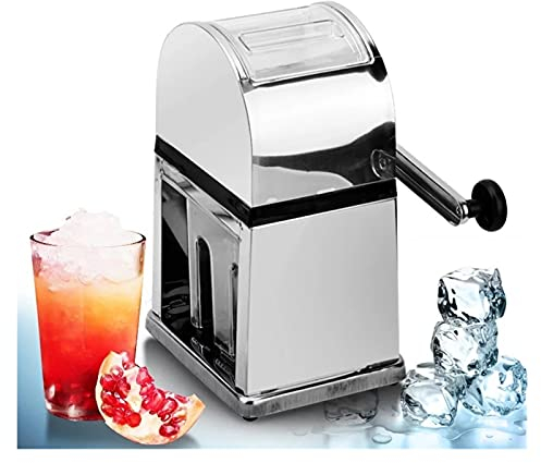 Picadora De Hielo Manual Carrera de hielo de acero inoxidable Mini Shavers Hielo Copper Manual Cono Cono Smoothie Maker Bloque de hielo Máquina de rotura Máquina Slush Machine Trituradora De Hielo