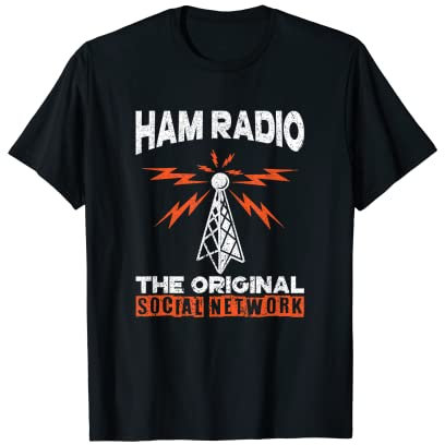 Ham Radio Enthusiast Design Original Social Network T-Shirt