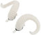 LALAFINA 1 Pair Sheep Horns Cosplay Ram Horns Hair Clips for Women Halloween Costume, White
