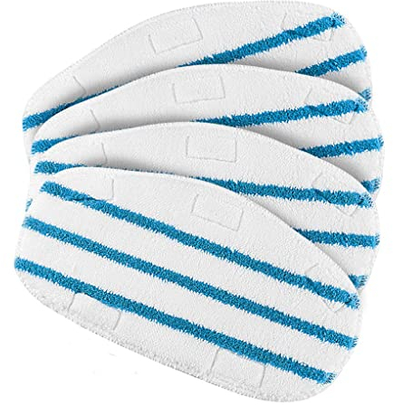 MEETOZ 4 Pack Replacement Steam Mop, Pads Compatible for PurSteam ThermaPro 10-in-1, Microfibre Steam Mop Pads