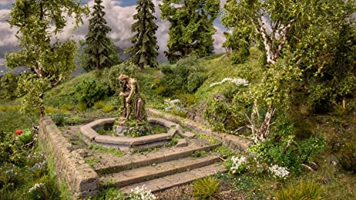 Serie Vergessene Orte Brunnen Diorama für die Modelleisenbahn Spur N, den Modell-Landschaftsbau, DIY und Fantasy Wargaming von NOCH