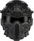 All-In-One Airsoft Full Face Mask Tactical Helmet With Built-in Tactical Headset, Anti-Fog Fan, Visor Sliding Goggles for Military Airgun Cosplay CS Paintball Hunting (Black)