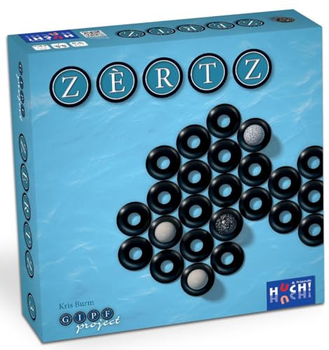 HUCH!, Zertz Neuauflage, Strategiespiel für 2 Spieler ab 13 Jahren