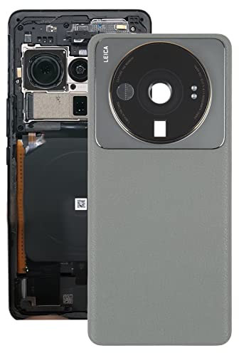 MDYH JBCSX YYTWW pour Xiaomi 12S Ultra Batterie Couverture Arrière (Color : Green)