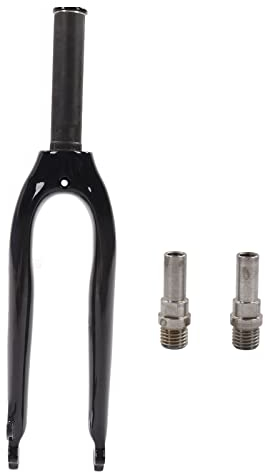 QANYEGN Sostituzione Forcella Anteriore in Fibra di Carbonio, Forcella Ammortizzata Pneumatica MTB per Bici Pieghevole da 20 Pollici, Compatibilità Freno V Brake C.(Leggero)