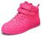 LUCKY STEP Sneakers Moda Donna Stivali da Basket per Piattaforma a Sneakers Casual in Ecopelle(Rosa Acceso, 8.5US-39EU-6UK)