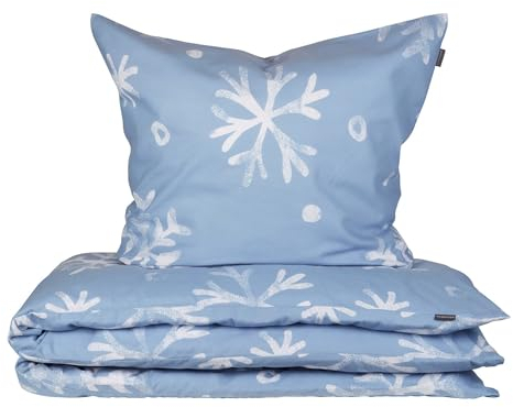 Schiesser Bettwäscheset Skadi - Feinbiber - 2-teilig - 135 x 200 cm - Blau