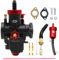 Racing Carb PE26 mm Vergaser mit Filter-Choke-Set, passend für 150 cc bis 200 cc Flansch-Motorrad-Motorrad-Motorräder für Dirt Pit Bike, Mini-Bike, Motocross (PE26 mm)