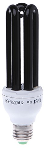 xbiez E27 15/20/30/40 W UV Fluoreszenz Schwarzlicht CFL Glühbirne Lampe 220 V Beleuchtung Tischlampe Schreibtischlampe Kugelclip Schrank Projektor Nachtlicht LED Glühbirne Lichtleiste Röhre