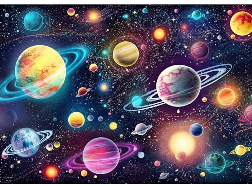Jigsaw Puzzles for Adults 1000 Piece Jigsaw Puzzles for Adults Educational Game Challenge Toy 1000 Pieces Puzzles for Adults Kids.Educational Games Home Decoration.Theme: Interstellar Space