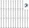 Acier inoxydable 410 Vis Autoforeuse, Tête Ronde Vis Tête de Réglage Modifiée, M4.2 * 50mm-100 PCS Vis Autoperforante à Tête Bombée Modifiée, pour Fixation de Tôle