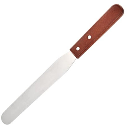 DRESSOOS Spatule Épilation Cire Avec Manche Bois Grattoir Portatif Acier Inoxydable Pour Épilation Corps Et Visage Outil Pratique Pour Salon Et Maison