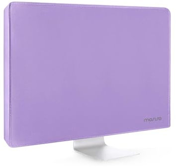 MOSISO Coperchio in Poliestere Antiurto Monitor 22/23/24/25 Pollici,Schermo LCD Anti-Statico/LED/Protettiva Custodia Compatibile con iMac/PC/Desktop Computer/TV 22-25 Pollici,Viola