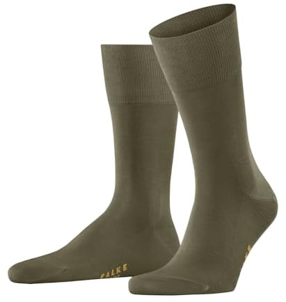 FALKE Herren Socken Tiago M So nachhaltige Fil D'Ecosse Baumwolle einfarbig 1 Paar, Grün Crocodile 7503, 41-42