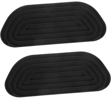 SEWOART 2pcs Water Fountain Pad Water Dispenser Trays Water Dispenser Pan Tray Fridge Drip Pans Fridge Water Mat Fridge Drip Catcher Refrigerator Water Trays Drip Catcher Mat Silica Gel