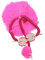 MUSISALY Straußen Marionette Spielzeug Kinder bastelset Kinder Marionette Puppets Hand Puppet Tier Marionette Marionette Tiere Marionette pelzige Tierpuppe Tierdesign-Marionette Plüsch Rosa
