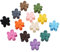 Lot de 20 pinces à cheveux en forme de petite fleur mate de 3,5 cm, pinces à cheveux hawaïennes, mignonnes pinces à cheveux à forte tenue, pinces à cheveux tropicales, accessoires de coiffure pour