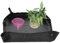 Umtopfmatte für Zimmerpflanzen, Pflanzenmatten zum Umtopfen, Gartenmatte, Zimmerpflanzenmatte, Topfmatte für das Umtopfen von Blumen im Innenbereich (Black)