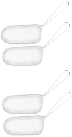 Cabilock 2sets Fry Basket Deep Fry Baskets Non-Stick Portable Stainless Steel Hot Pot French Holder Strainer 2pcs*2