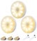 innotree 3 Pack Motion Sensor Lights Indoor,Battery Powered Rechargeable Smart LED Magnetic Night Light for Stairs,Living Rooms, Bathrooms, Hallways, Closets, Kitchens, Under Cabinets