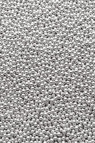 SPRINKLY - Metallic Pearls - Silver - 4mm - 150g Pouch