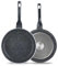 SK COOKWARE Non-Stick Frying Pan 24cm | Induction Hob Pan Aluminium with Soft-Grip Handle | Black Granite Coating, PFOA-Free | Easy-Clean, All Hobs, Dishwasher Safe