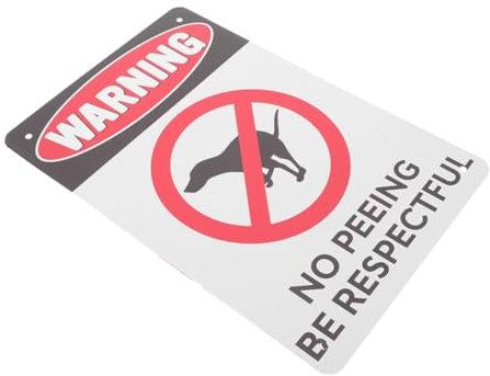 Ciieeo Panneau Interdiction Pour Chiens Panneau De Jardin Avertissement Pour Chiens Caca