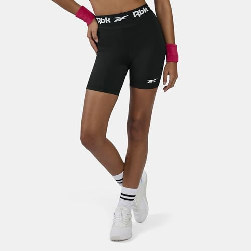 Reebok Damen Casual Shorts Id Train Ruched Biker Shorts