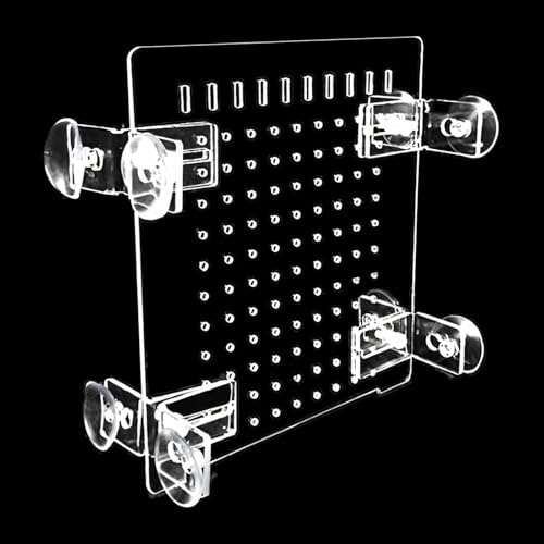 Aquarium-Isolations-Trennwand, transparent, Pmma, einfache Installation mit Saugnäpfen, 30 Liter Tankteiler, 25 x 30 cm