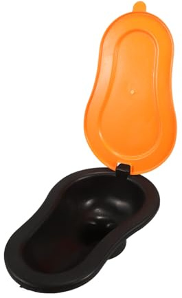 VALICLUD Campingtoilette Hocktoilette Tragbar aus Kunststoff mit Deckel Geruchsverschluss für Baustelle Outdoor Wandern Notfall Toilettenstuhl