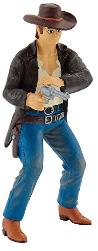 Bullyland 80682 - Spielfigur, Cowboy mit Revolver, ca. 9,8 cm