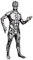 Morphsuits Roboter Kostüm für Erwachsene, Monster Verkleidung, Halloween und Karneval - L