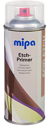 MIPA Etch-Primer Spray 400ml – Gelb-Grün Lasierend Grundierung, für optimalen Haftungsschutz und Korrosionsschutz