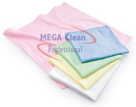 Mikrofasertuch Stretch Light 40x40cm grün Mega Clean