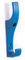 Toughook unzerbrechliche Sicherheits-Kleiderhaken aus Kunststoff, 10 Stück, plastik, blau, Large