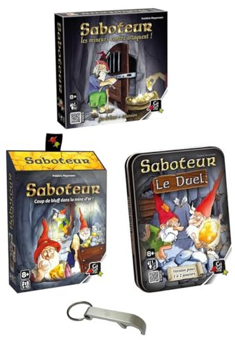 Saboteur Les Mineurs Gegenangriff + Saboteur + Saboteur Duel + 1 Blumie Deap