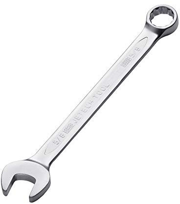 Jetech 5/8 Zoll Ringmaulschlüssel - Schraubenschlüssel in Industriequalität mit 12-Punkt-Design, 15-Grad-Versatz, Chrom-Vanadium-Stahl, geschmiedet, wärmebehandelt, SAE